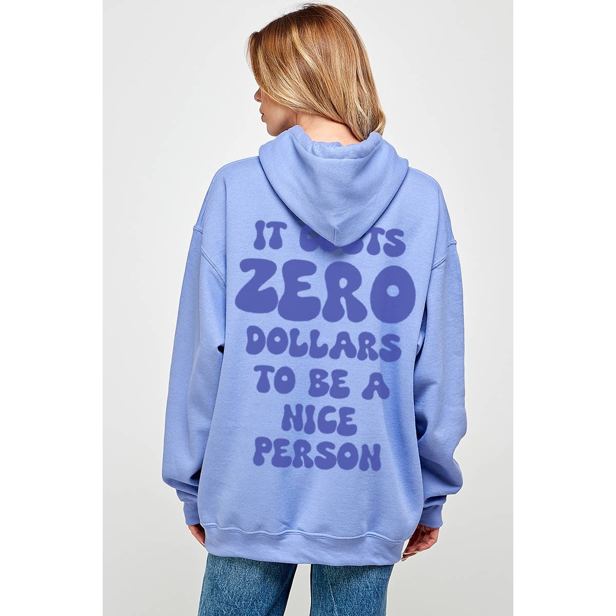It Cost Zero Vintage Graphic Hoodie