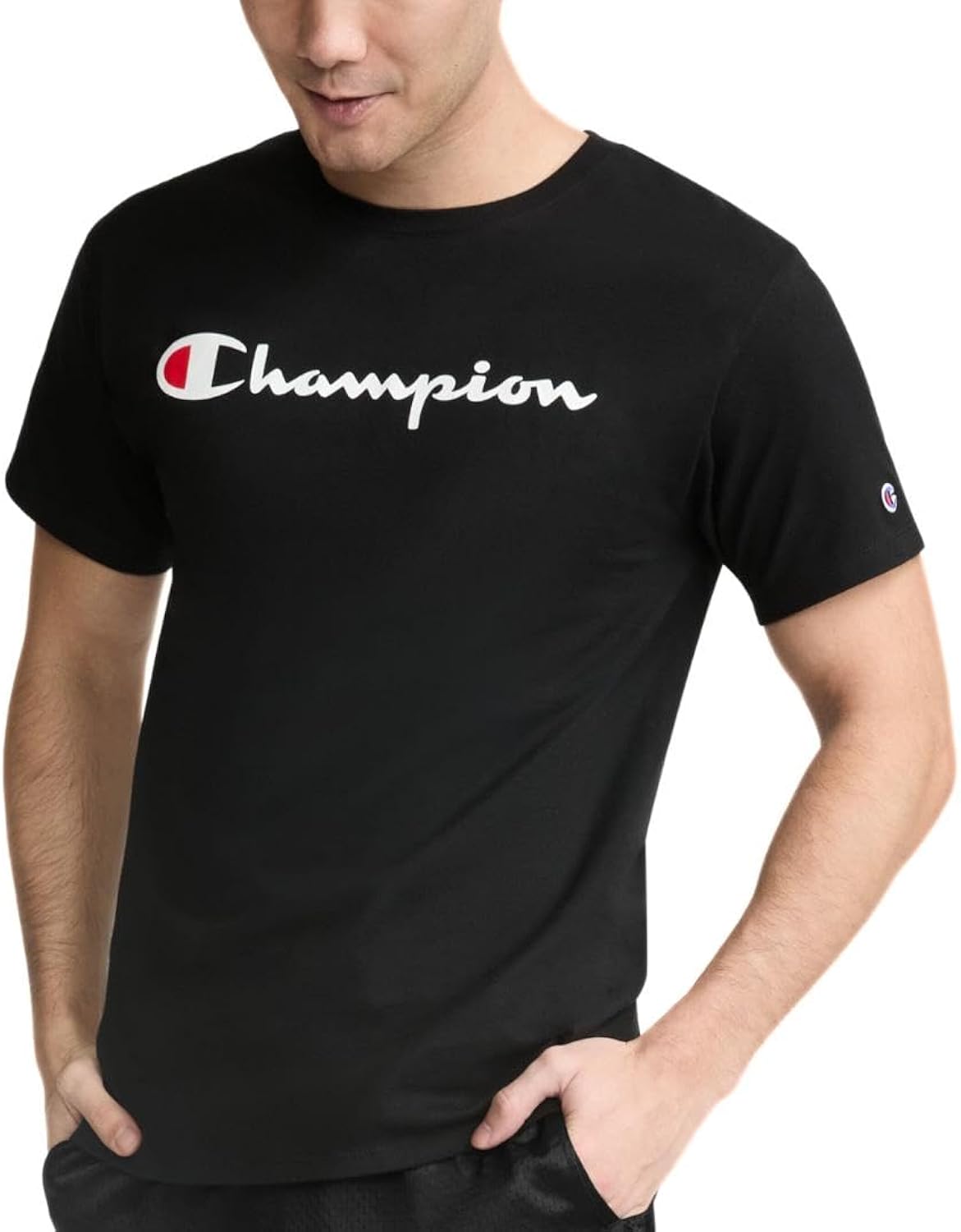 Mens Graphic Short Sleve T-Shirt,Standard Fit,Classic Script Logo,Midweight 100% Cotton,Available Regular, Big, Tall