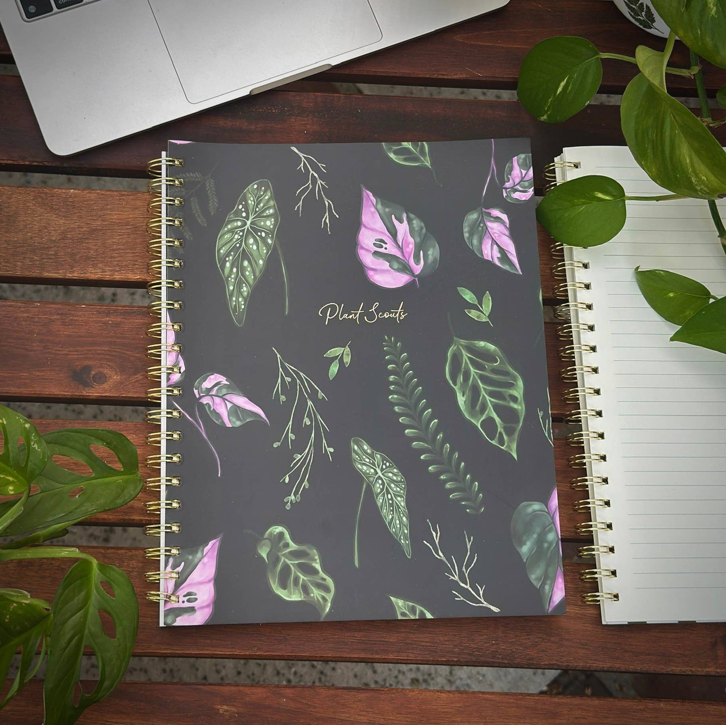 Large College Notebook - Xl Dark House Plants