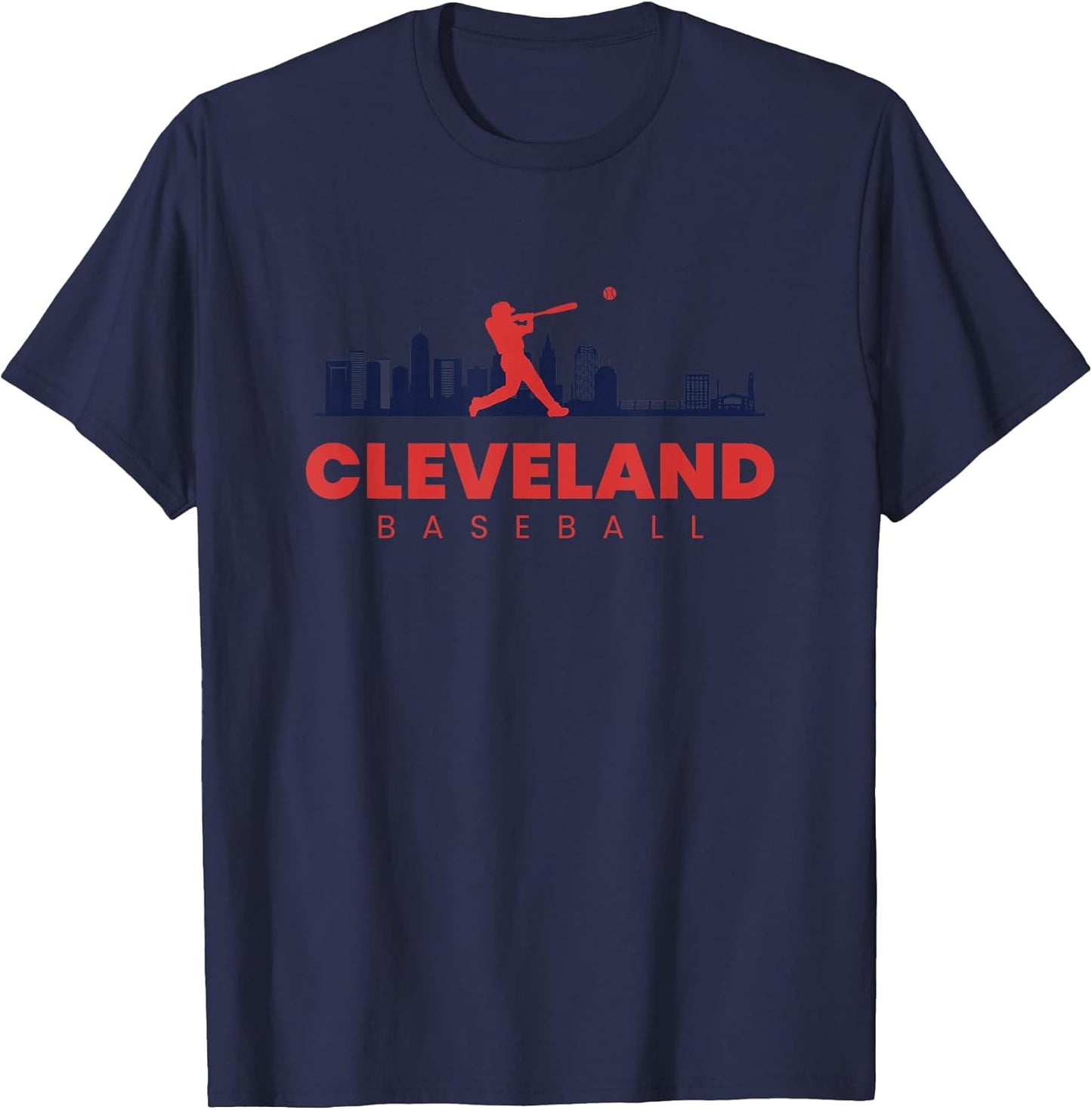 Cleveland Baseball Vintage Minimalist Retro Baseball Lover T-Shirt