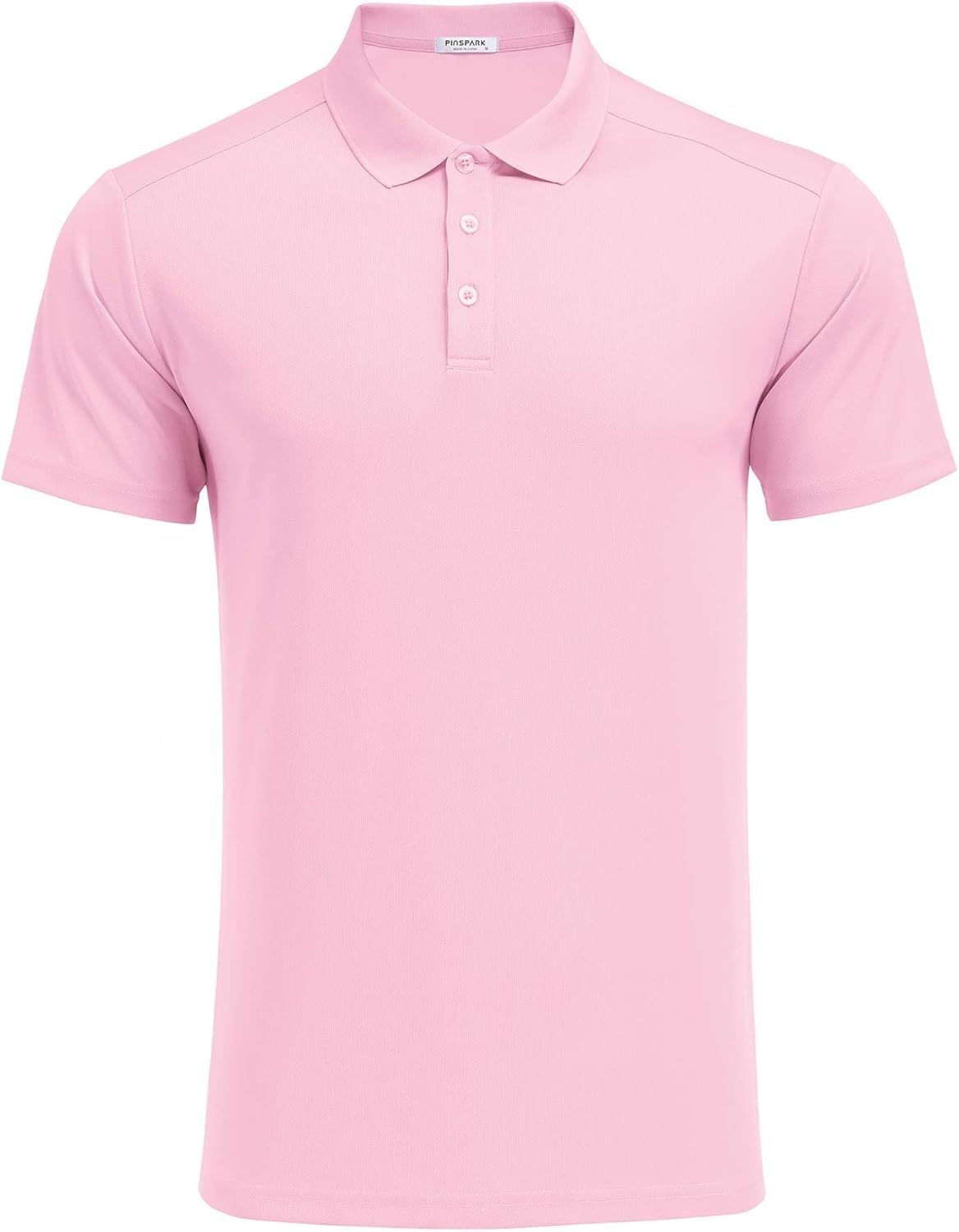 Golf Polo Shirts for Men Quick Dry Short Sleeve Collared Shirt Slim Fit Casual Solid Stylish Polos Shirt