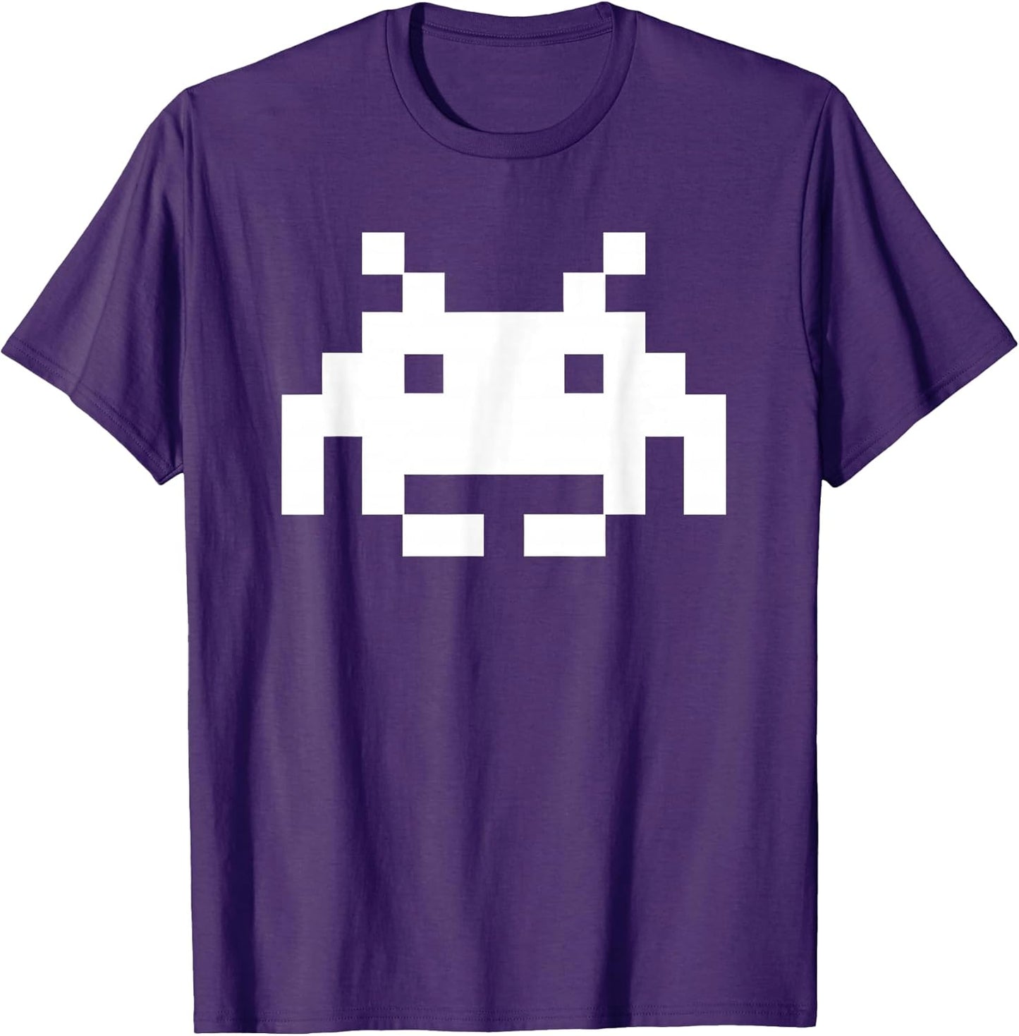 Pixel Art Space Alien Shirt 80's Retro Gaming Tee T-Shirt