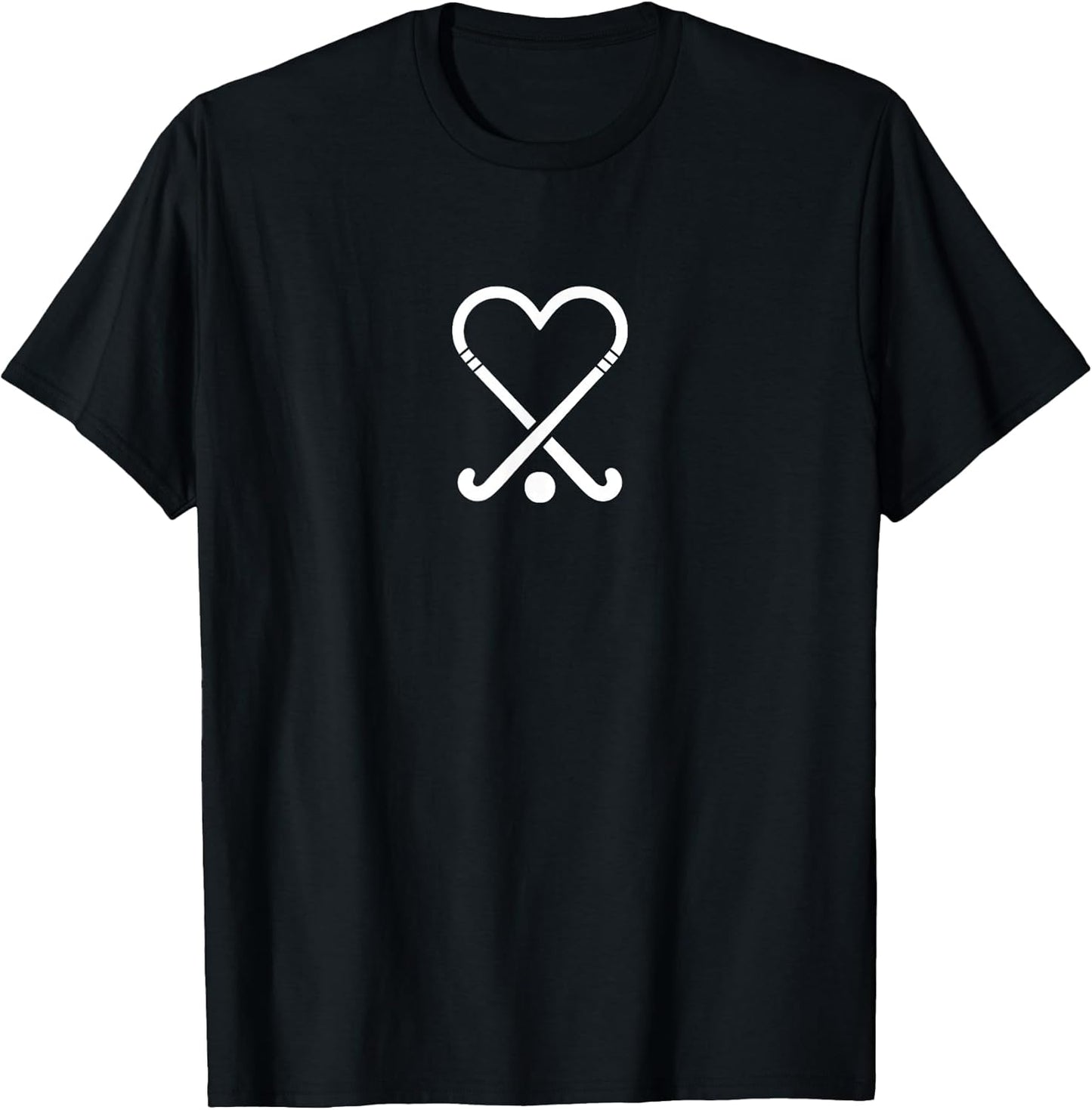 Cute Field Hockey Players Love Symbol T-Shirt