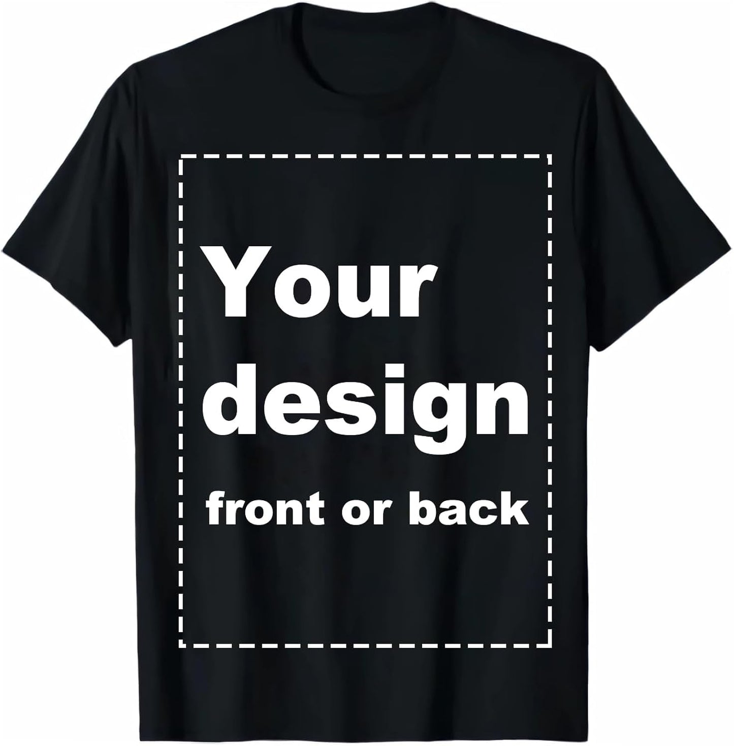 Personalized Custom T-Shirt with Your Image for Men Women,Design Your Own T Shirt,Perfect Personalized Gifts
