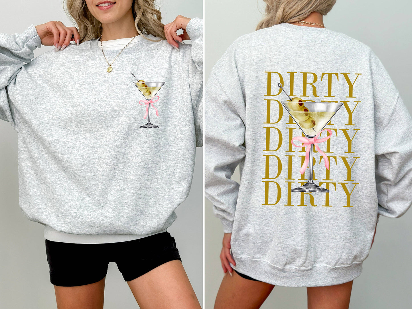 Dirty Martini, Olives, Drink, Alcohol, Gin, Vodka Sweatshirt