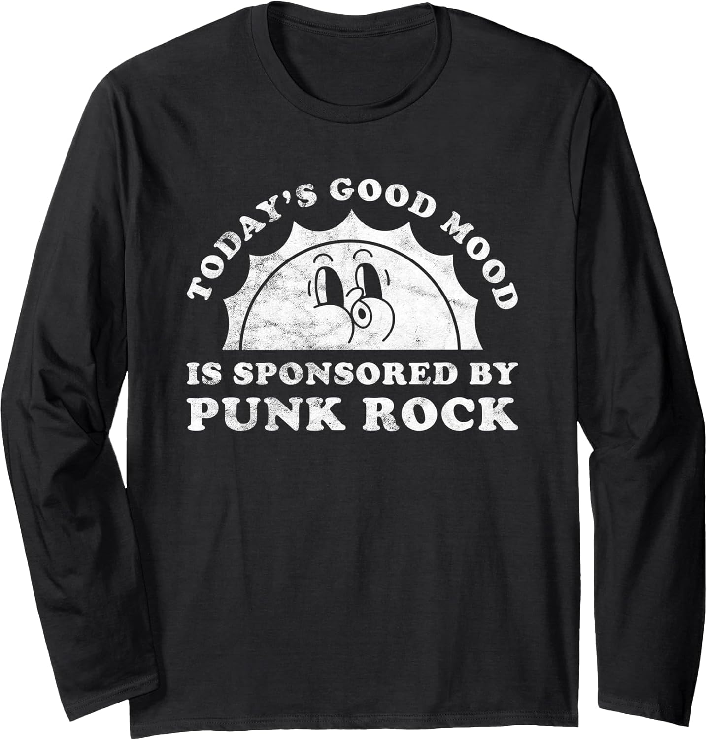 Funny Cute Retro Vintage Punk Rock Long Sleeve T-Shirt