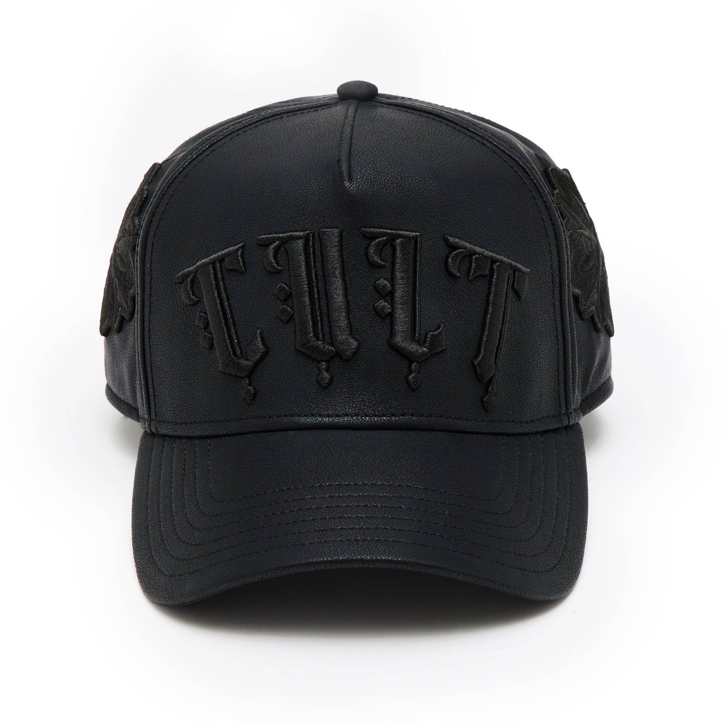 Cult's Cult X El Alfa Logo Trucker Hat "Flower" in Black