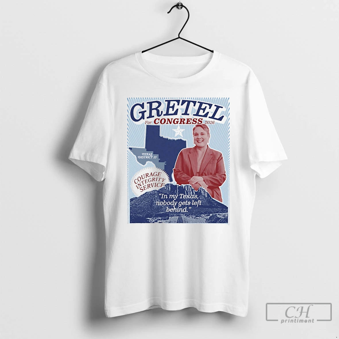 Classic Gretel For Congress 2026 In My Texas Nobody Gets Left Behind T Shirts Sweater