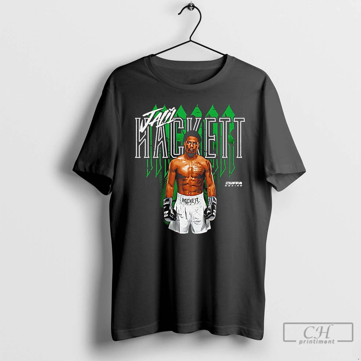 Classic Jalil Hackett Zuffa Boxing Fighter Name Vintage