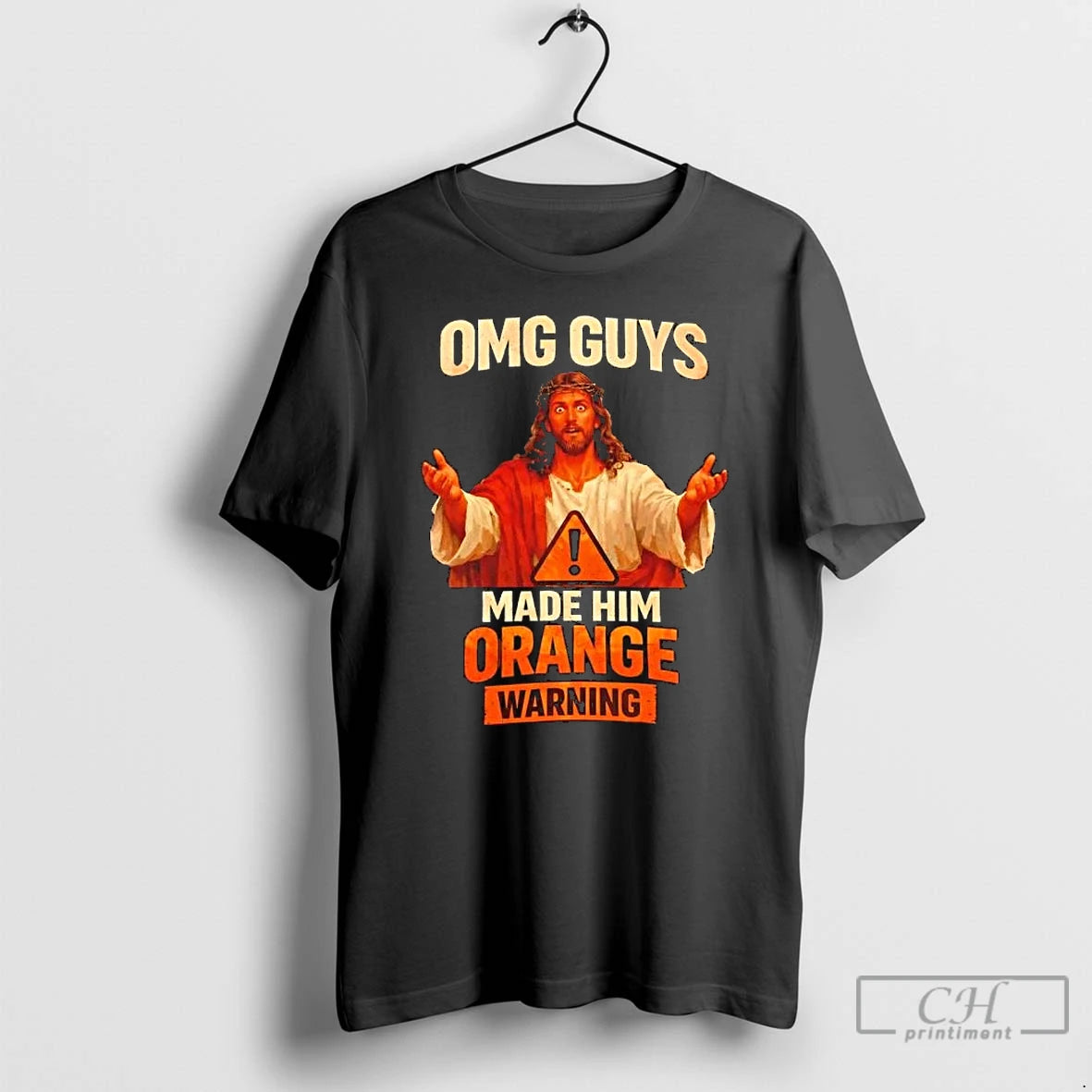 Classic Jesus Omg Guys Made Him Orange To Warning