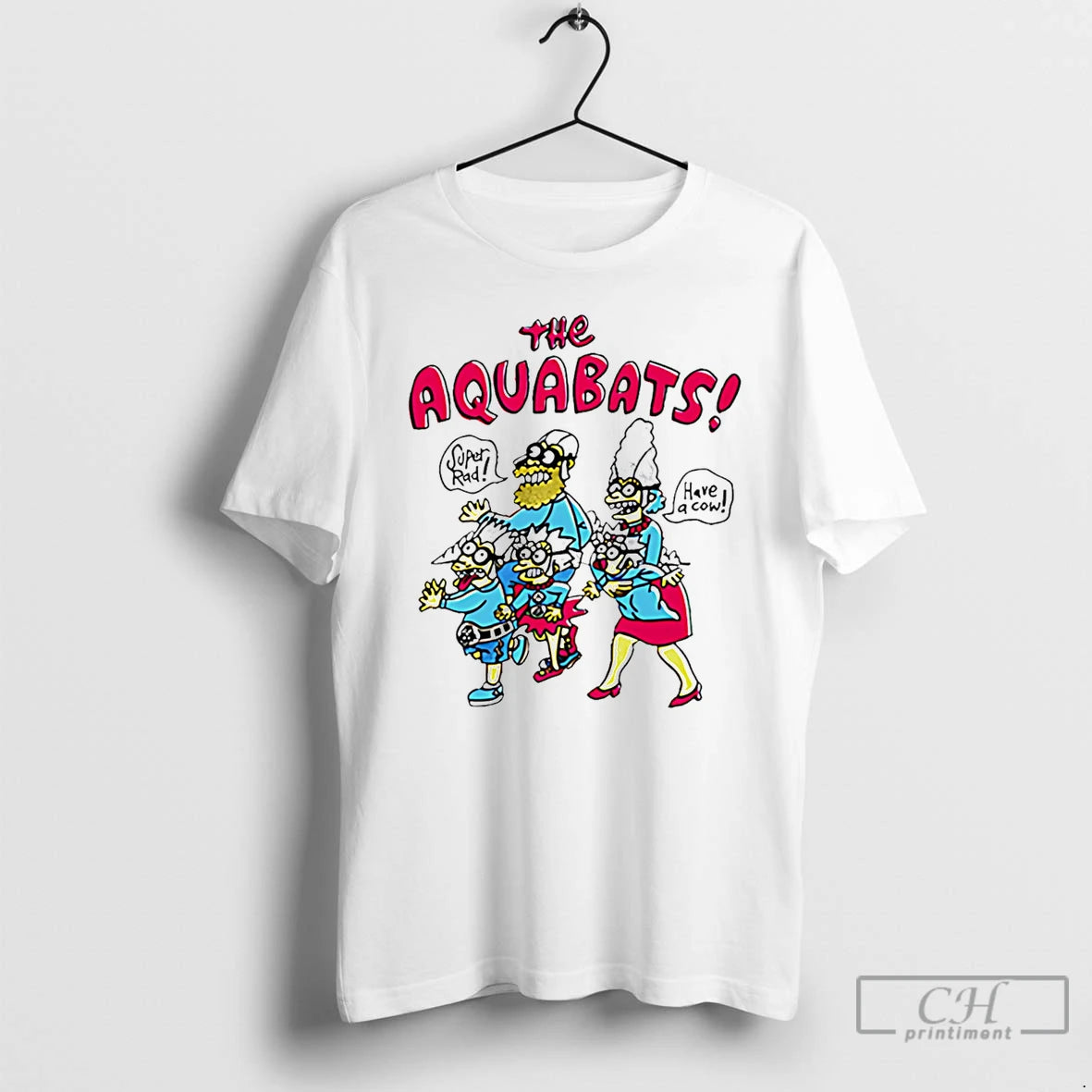 Classic The Aquabats Happy Family Cartoon