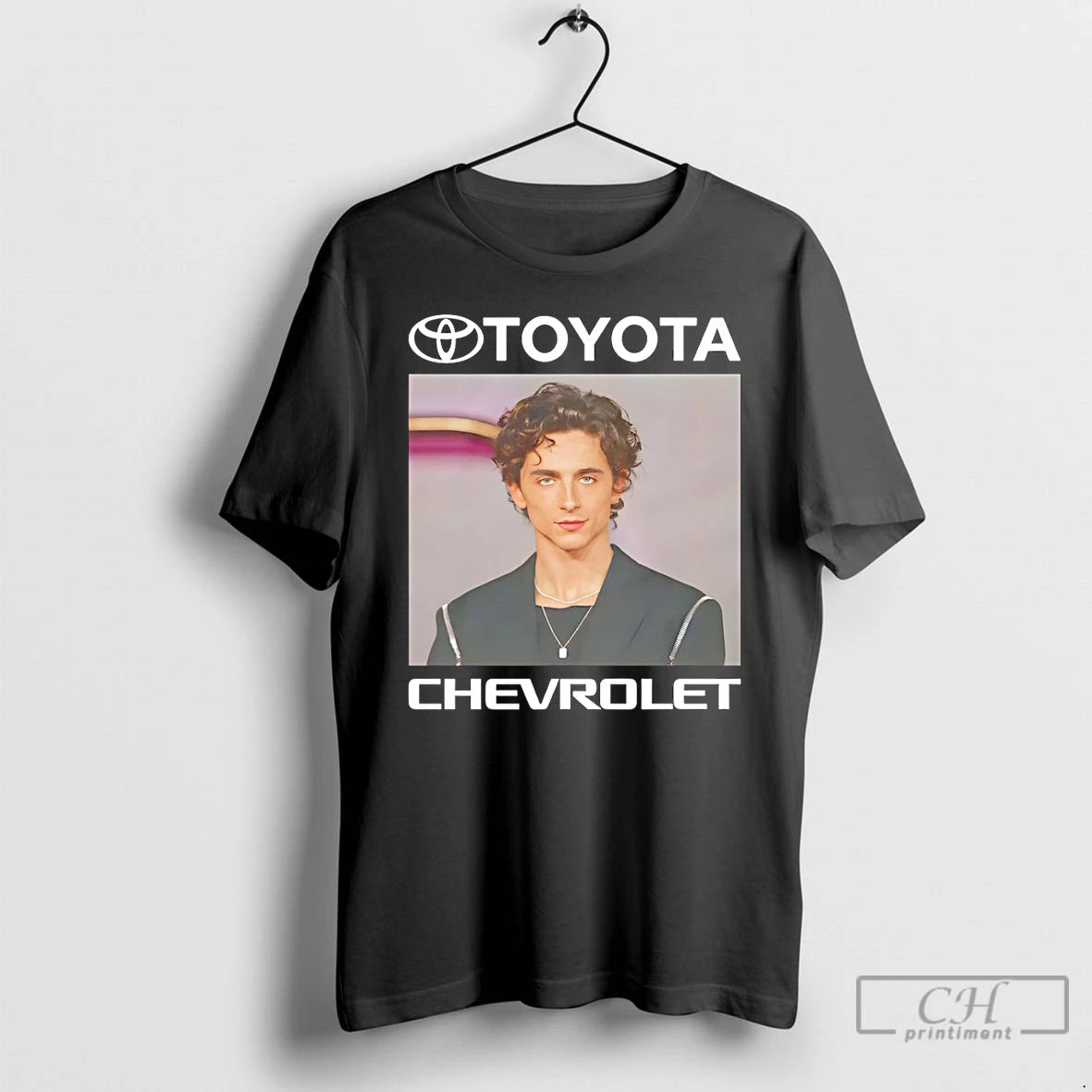 Classic Timothee Chalamet X Toyota Car Brand Actor Photo
