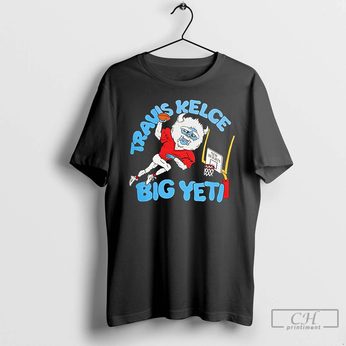Classic Travis Kelce Big Yeti Cartoon