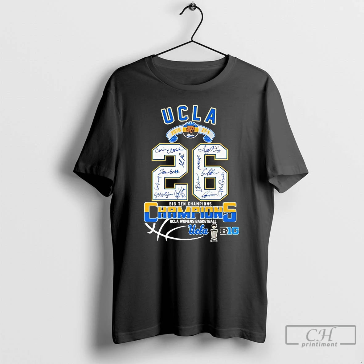 Classic Ucla Womens Basketball 2026 27 1 Big Ten Champions Signatures