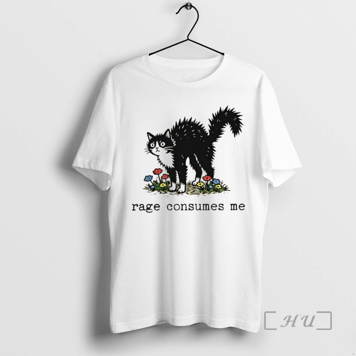 Officials Angry Tuxedo Cat Rage Consumes Me Vintage