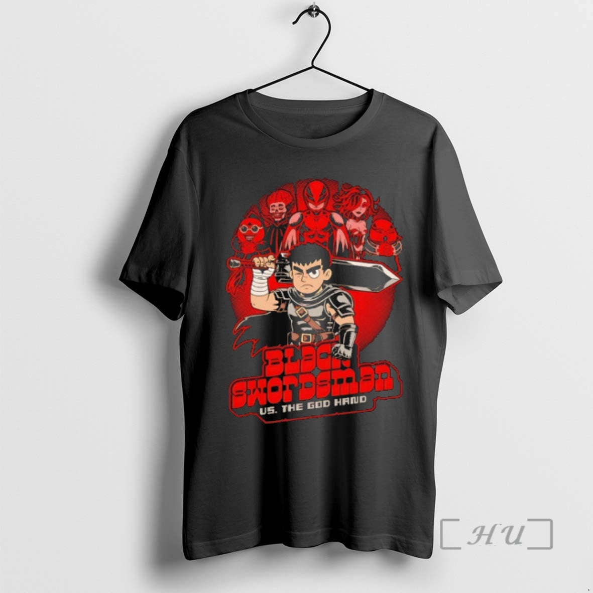 Officials Black Swordsman Manga Warrior Enemies Cartoon