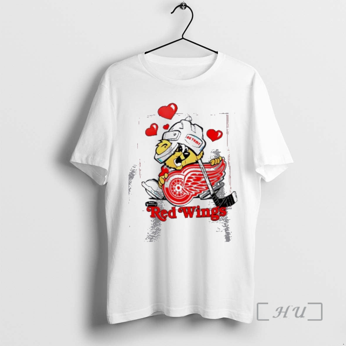 Officials Detroit Red Wings Valentines Teddy Bear Basketball