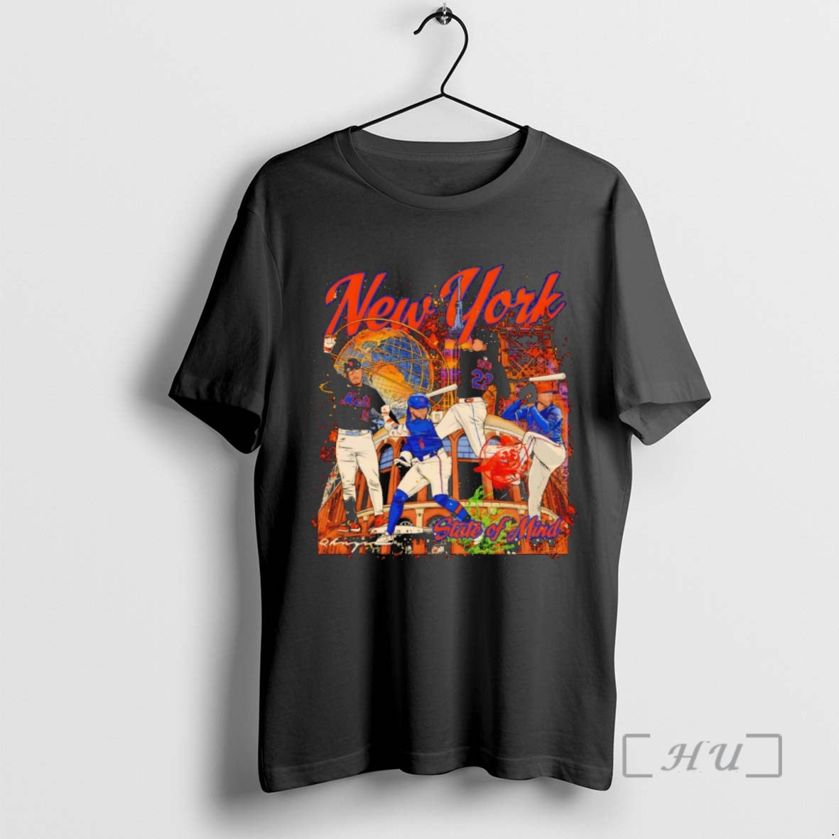 Officials Francisco Lindor Pete Alonso New York Mets Baseball State Of Mind Premium T Shirts