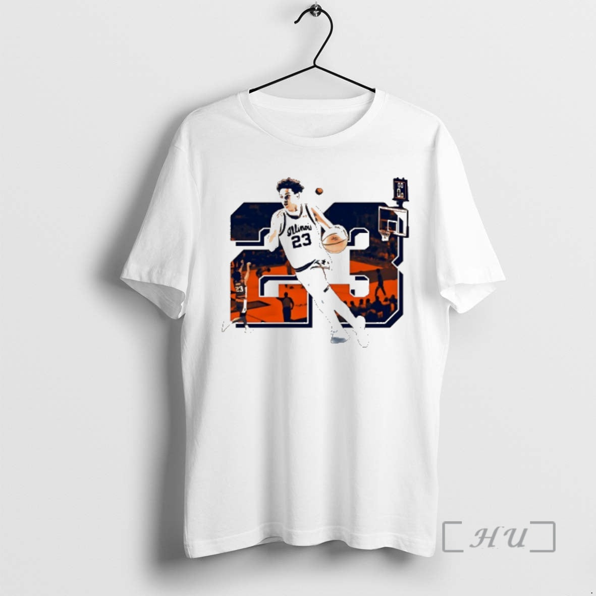 Officials Illinois Basketball Keaton Wagler Graphic