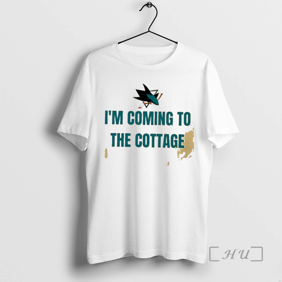 Officials Im Coming To The Cottage San Jose Sharks Funny Hockey Premium T Shirts Sweater