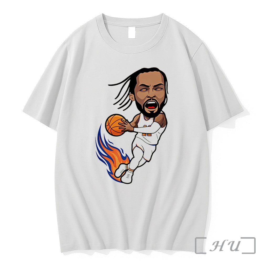 Officials Jalen Brunson New York Knicks Burner Caricature Tee