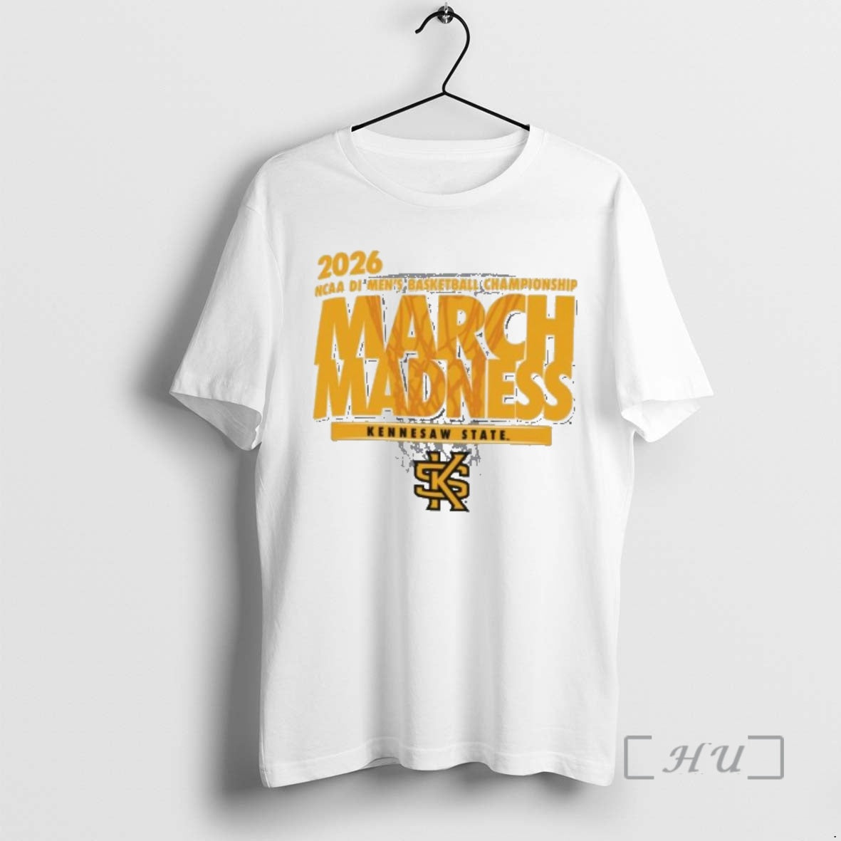 Officials Kennesaw State Owls 2026 Ncaa Di Mens Basketball Championship March Madness Premium T Shirts