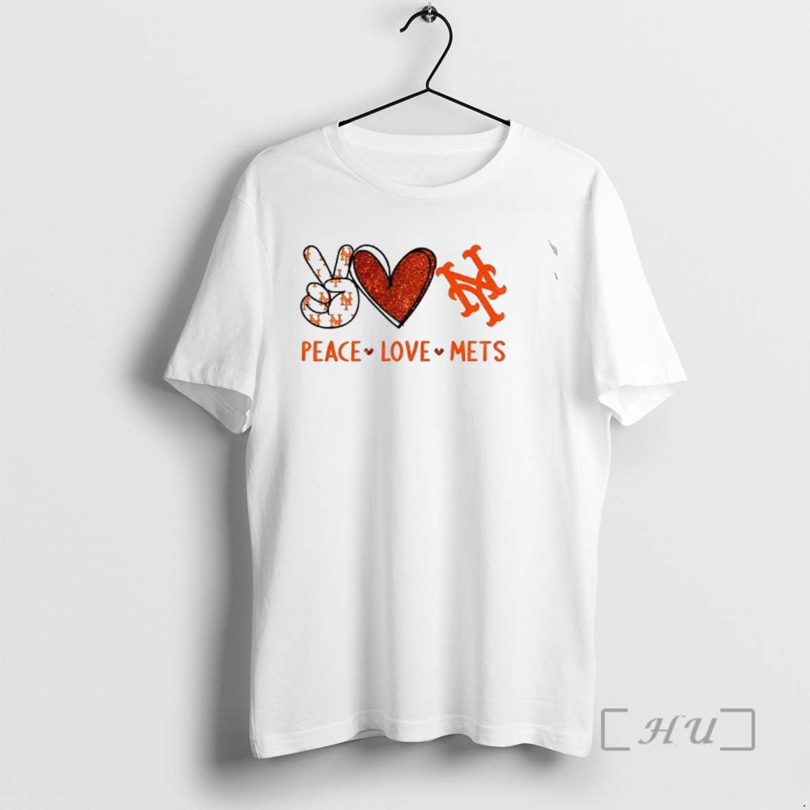 Officials New York Mets Baseball Peace Love Mets Logo