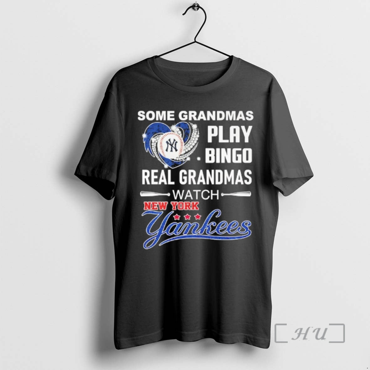 Officials New York Yankees Some Grandmas Play Bingo Real Grandmas Watch Premium T Shirts Sweater