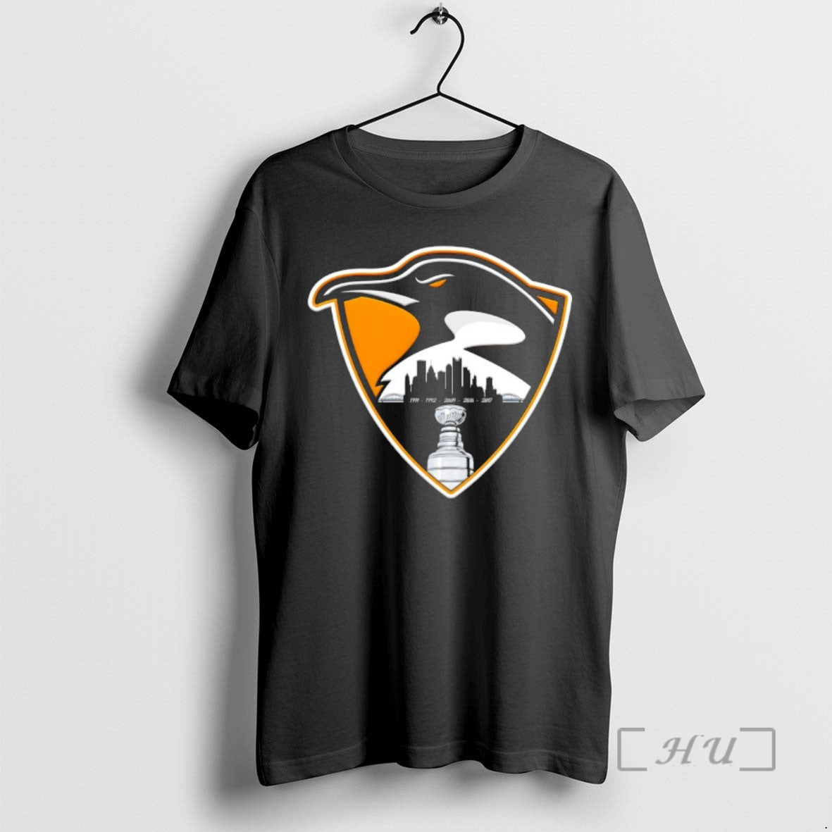 Officials Pittsburgh Penguins Hockey City Skyline Stanley Cup 1991 2017