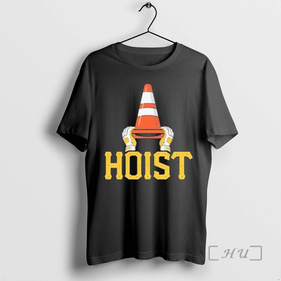 Officials Pittsburgh Pirates Hoist The Traffic Cone