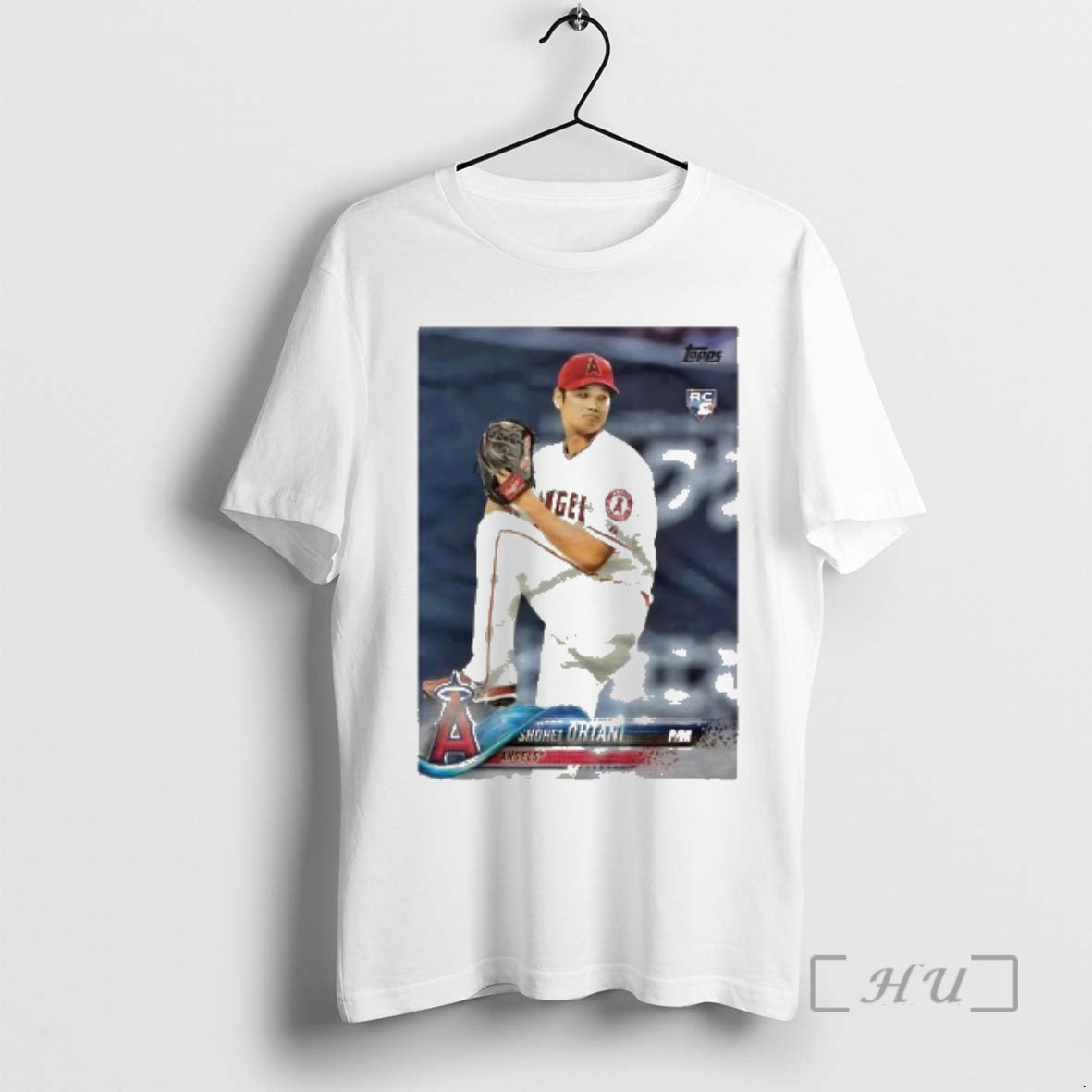 Officials Shohei Ohtani Angels Baseball Rookie Card Graphic