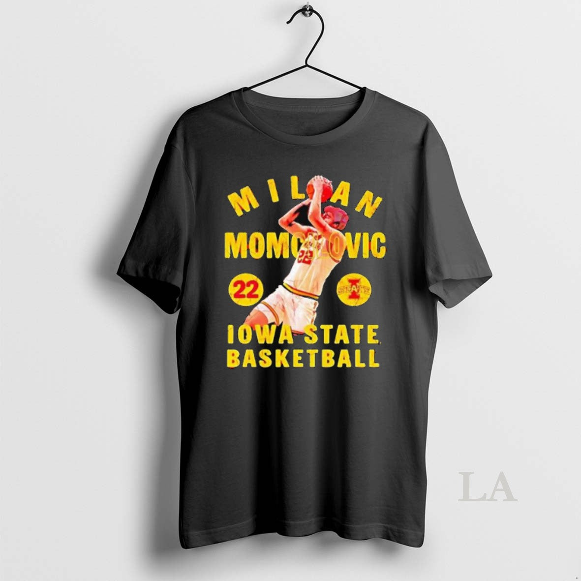 Original Milan Momcilovic Iowa State Cyclones Illustrated 26 Long Sleve