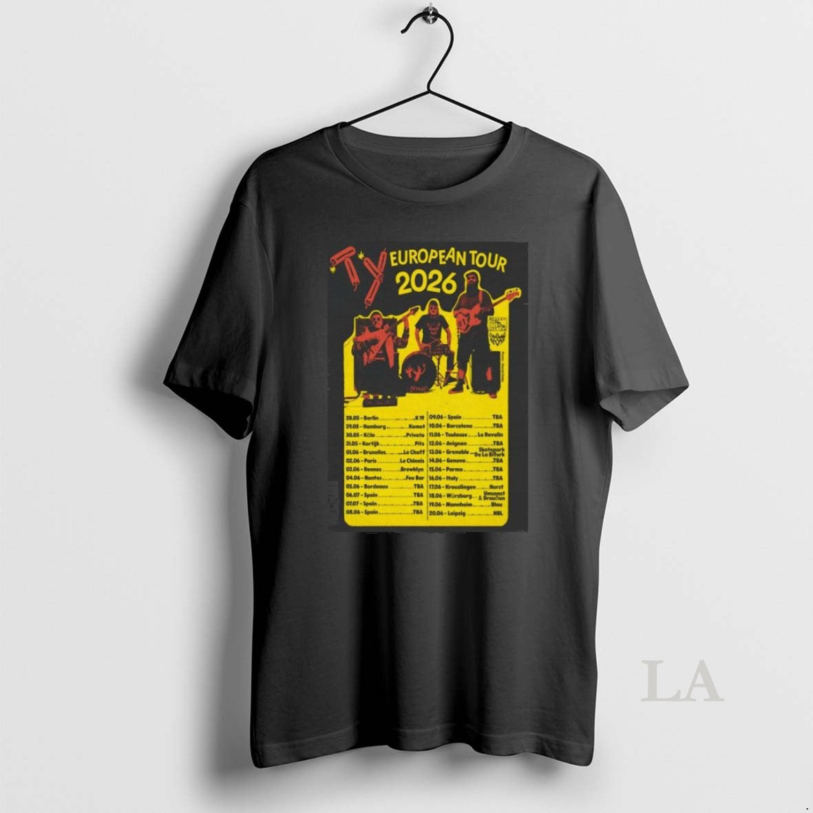 Original Ty Band Eu Tour 2026 Long Sleve