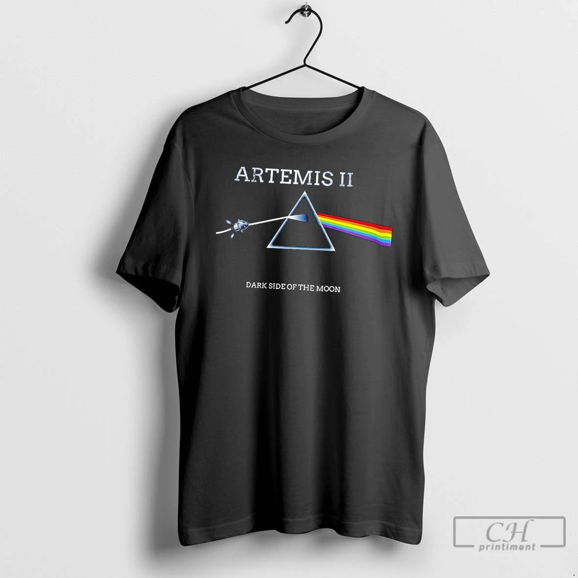 Premium Artemis Ii Dark Side Of The Moon Space Mission 2026 Rocket Launch T Shirts