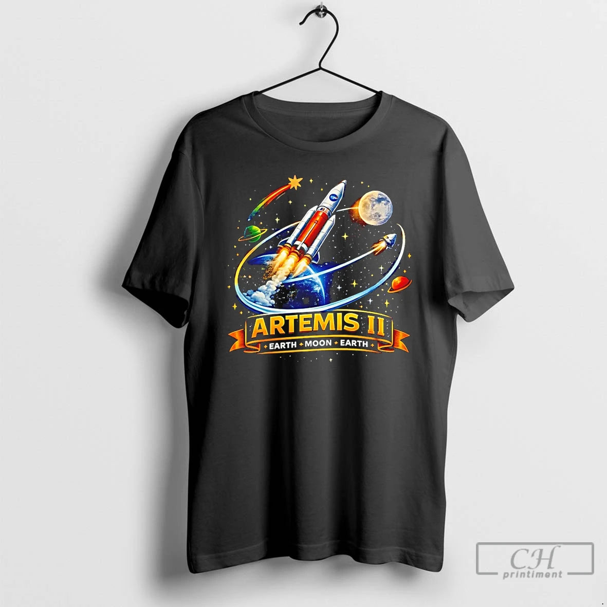 Premium Artemis Ii Space Mission Nasa Inspired Future Astronaut Earth Moon Earth 2026 T Shirts