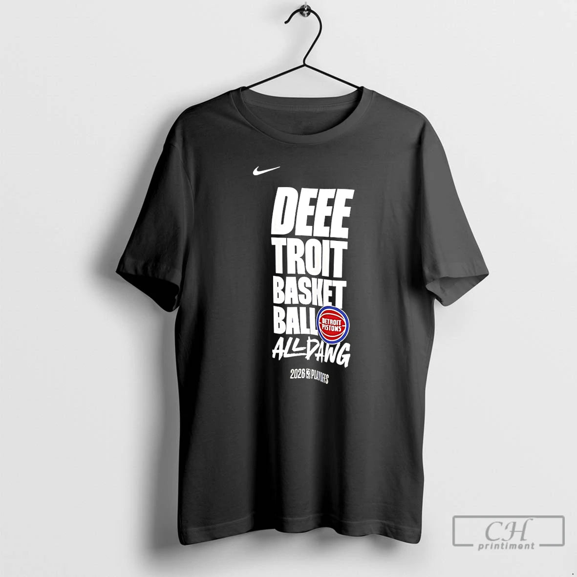 Premium Detroit Pistons Basketball Deeetroit Basketball All Dawg 2026 Playoffs