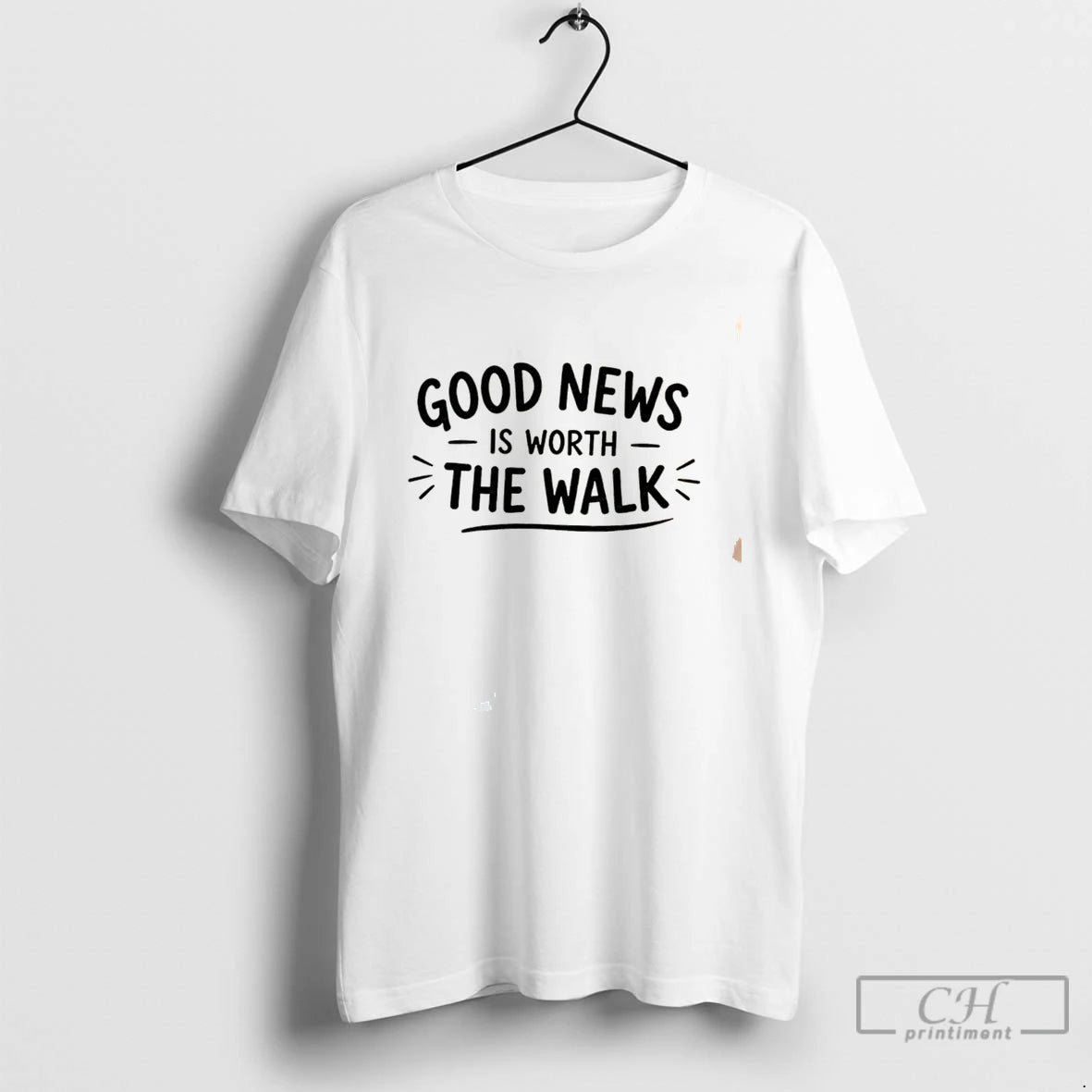 Premium Good News Is Worth The Walk Vintage Tee