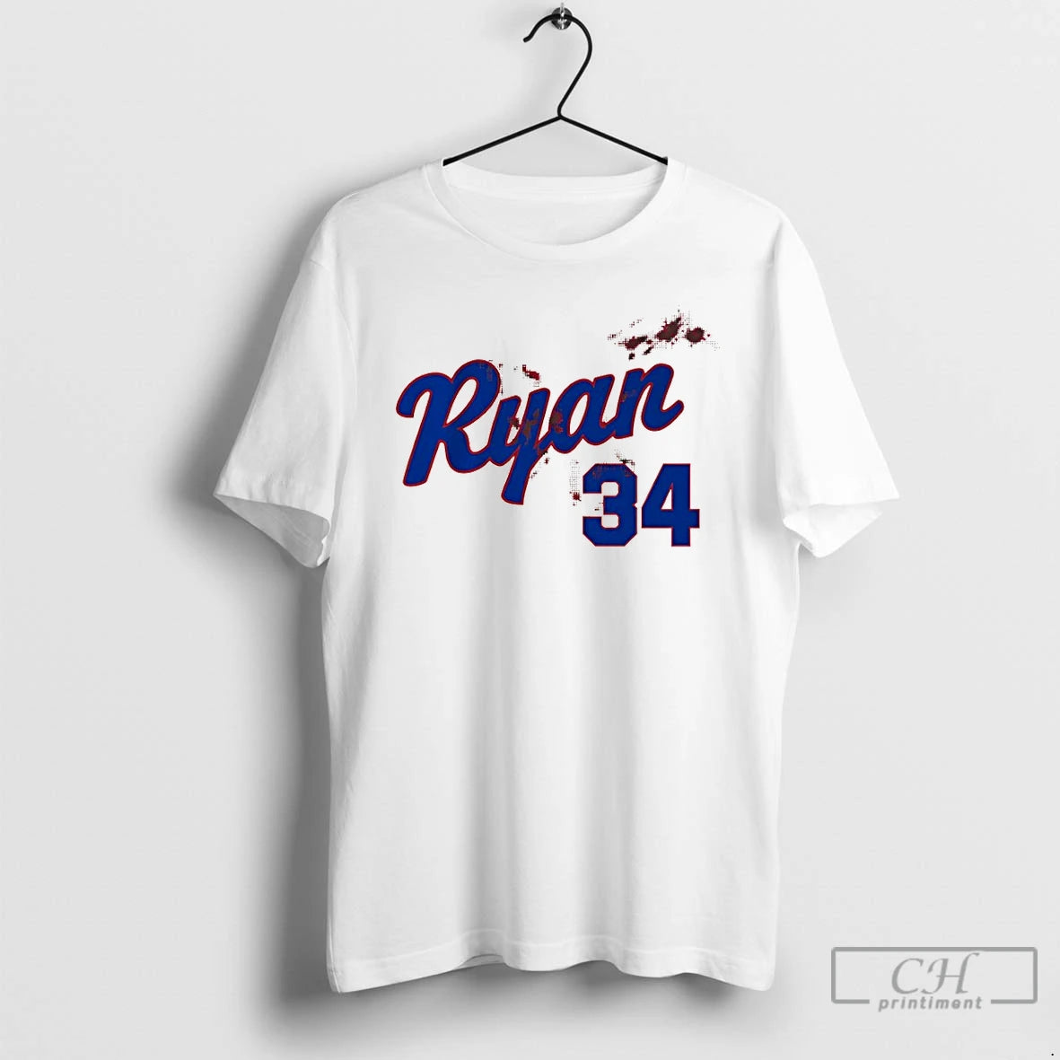 Premium Nolan Ryan 34 Bloody Texas Rangers Baseball 2026
