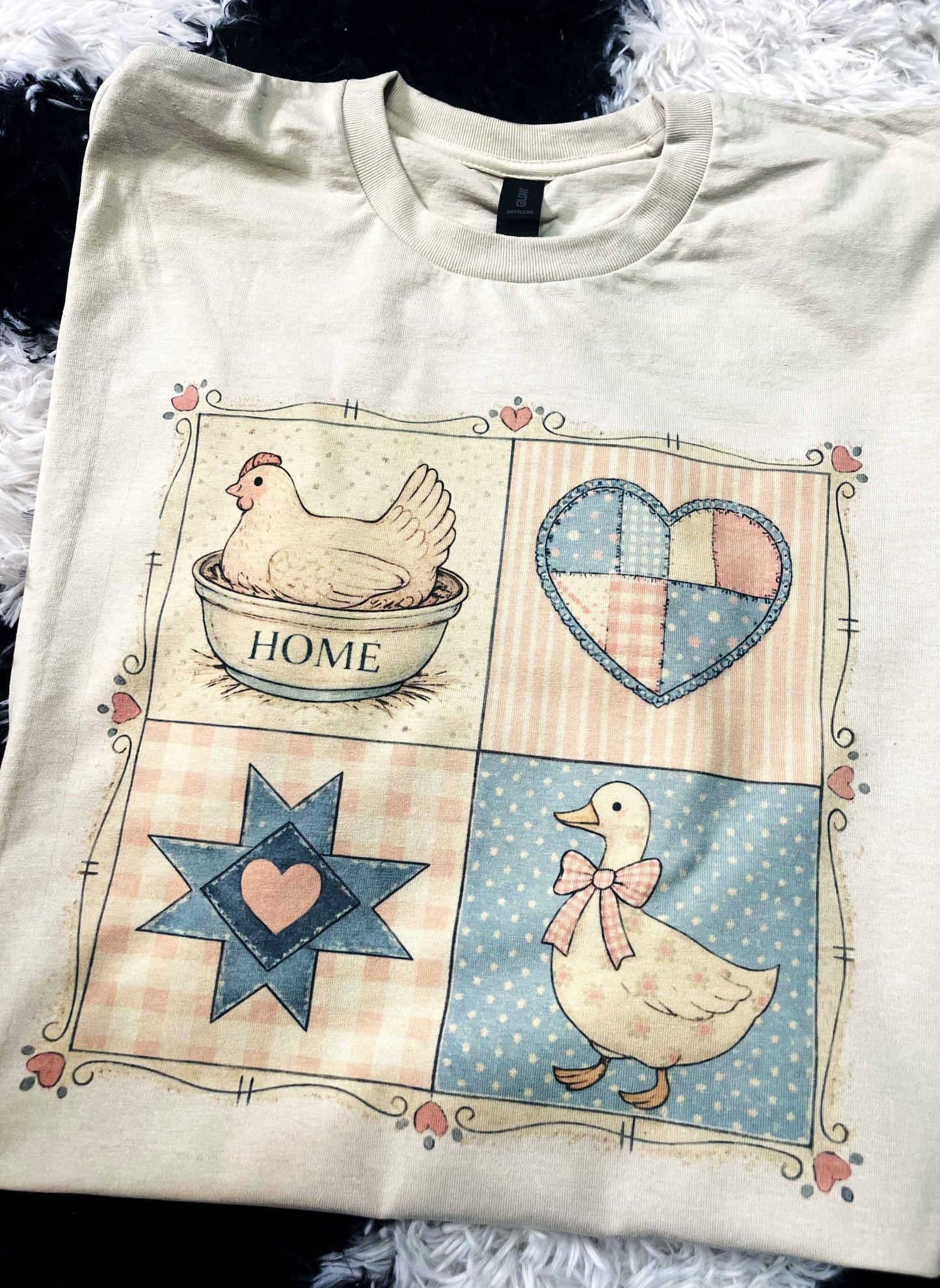 Vintage Patchwork T-Shirt/ Sweatshirt