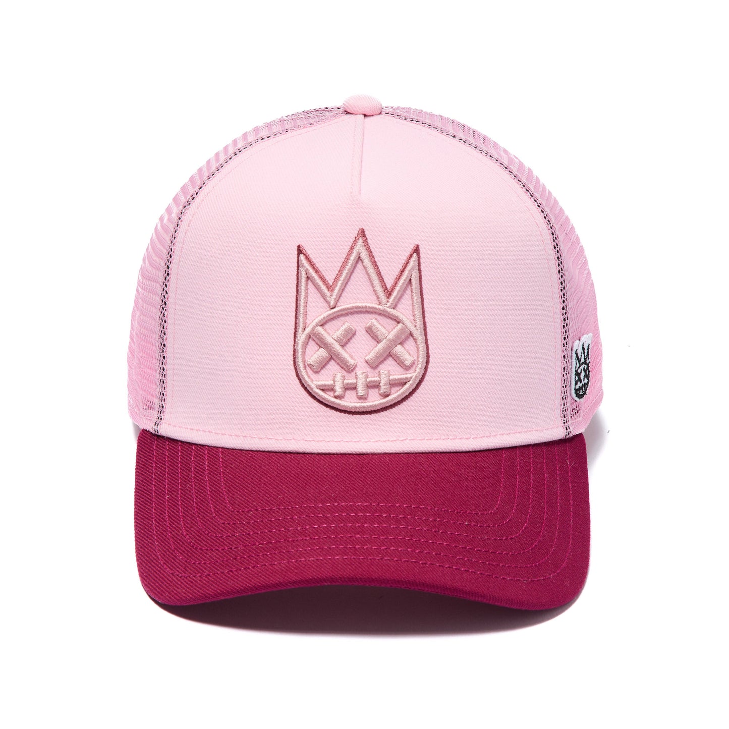 Cult's Logo Mesh Back Trucker Hat in Potpourri