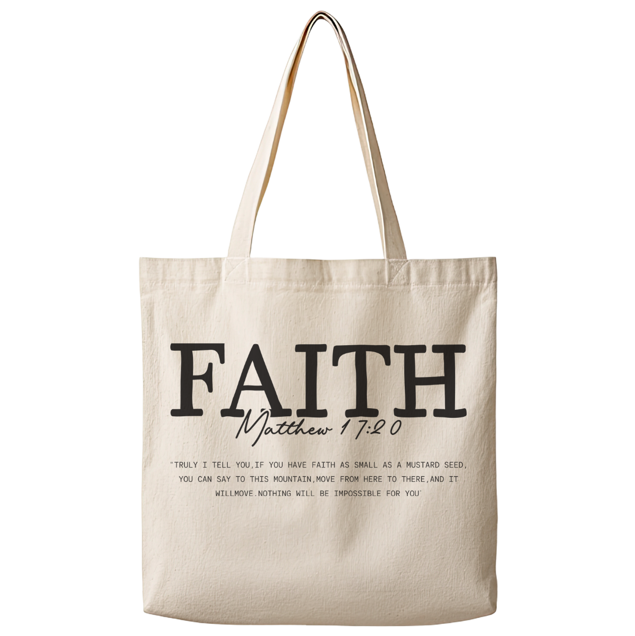Faith - Canvas Tote Bag