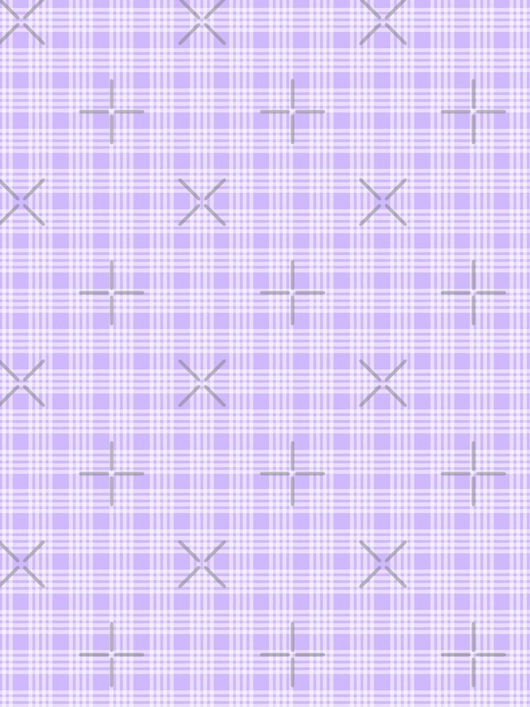 Purple Palaka Seamless Pattern Hawaiian Plaid by peachycrossing