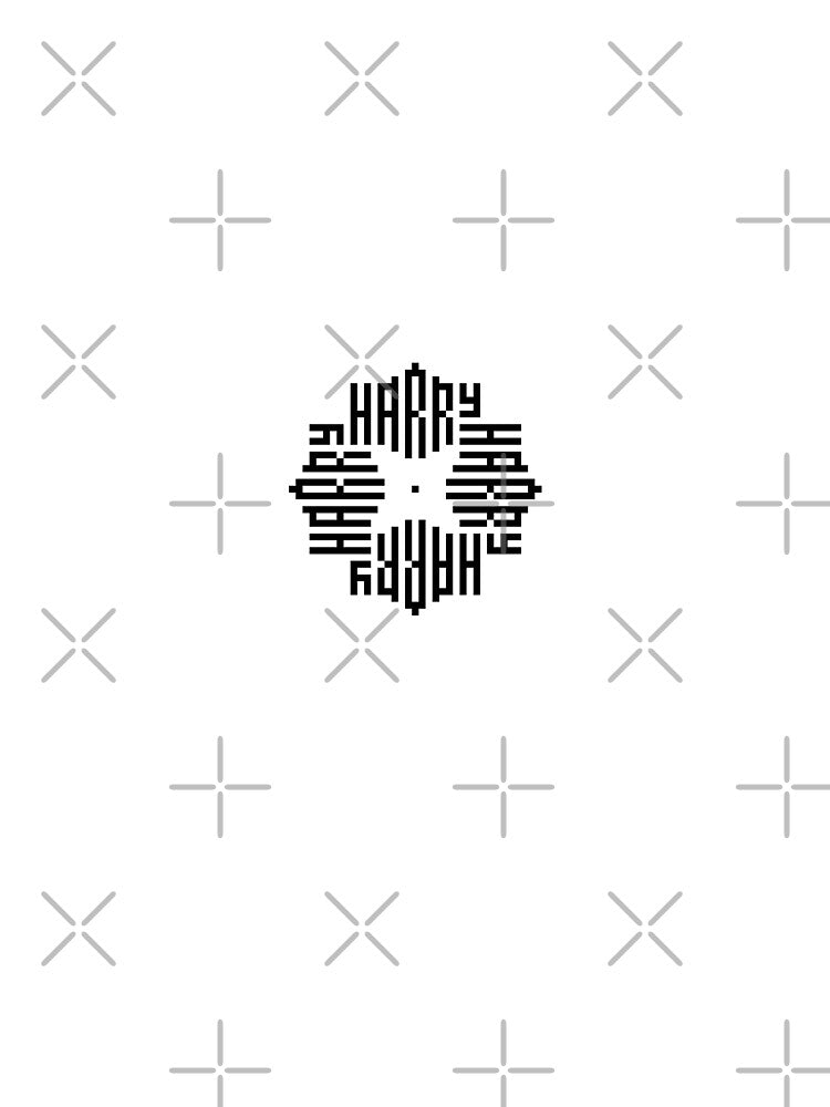 HARRY | Black | Modern Geometric Kufi Calligraphy | From Name to Art by FOR YOUR NAME