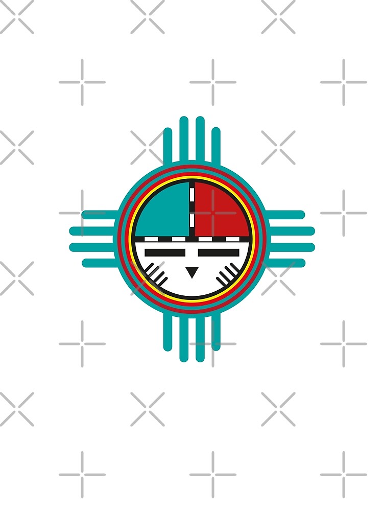 Hopi Sunface Zuni Life Force Fetish Trilogy of Terror Hopi Kachina Native American by bensemoum