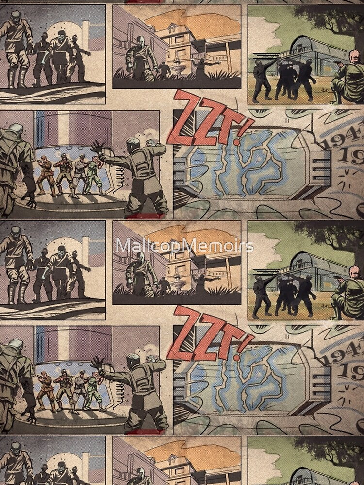 COD Zombies Kino Der Toten Loading Screen by MallcopMemoirs