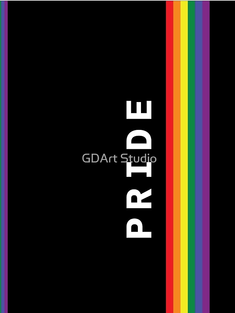 PRIDE Rainbow | LGBTQ+ Pride by GDArt Studio
