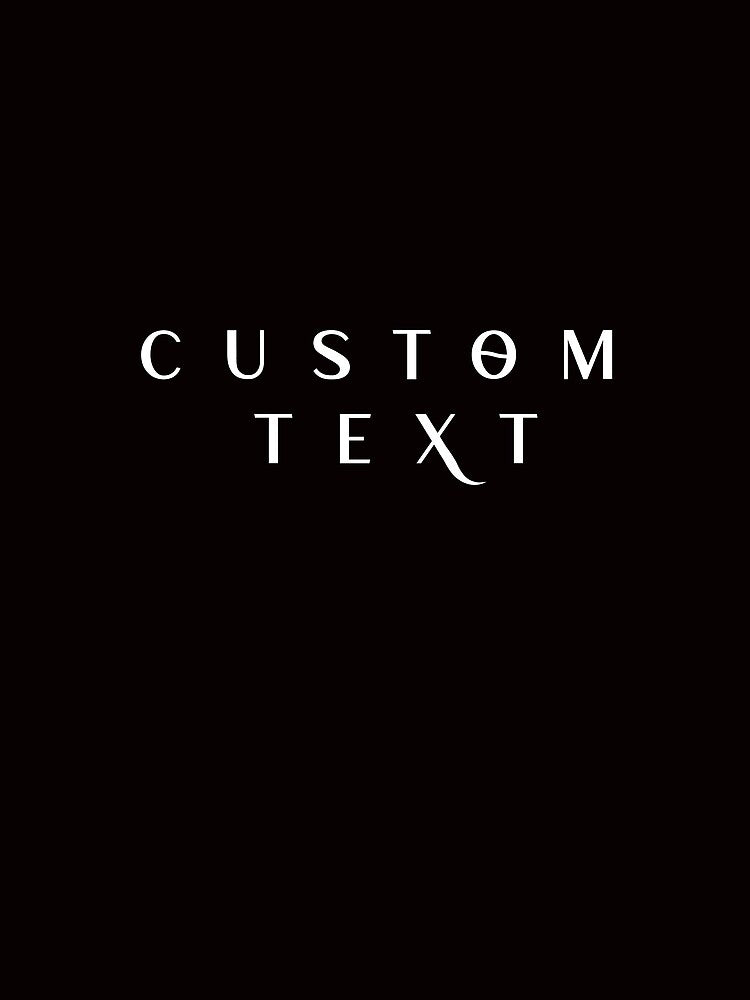 Custom | Mens | Women’s | Personalized , Custom Name , Bridal Gift, Birthday Gift, Chef Gift, Custom Text by Art10Shop