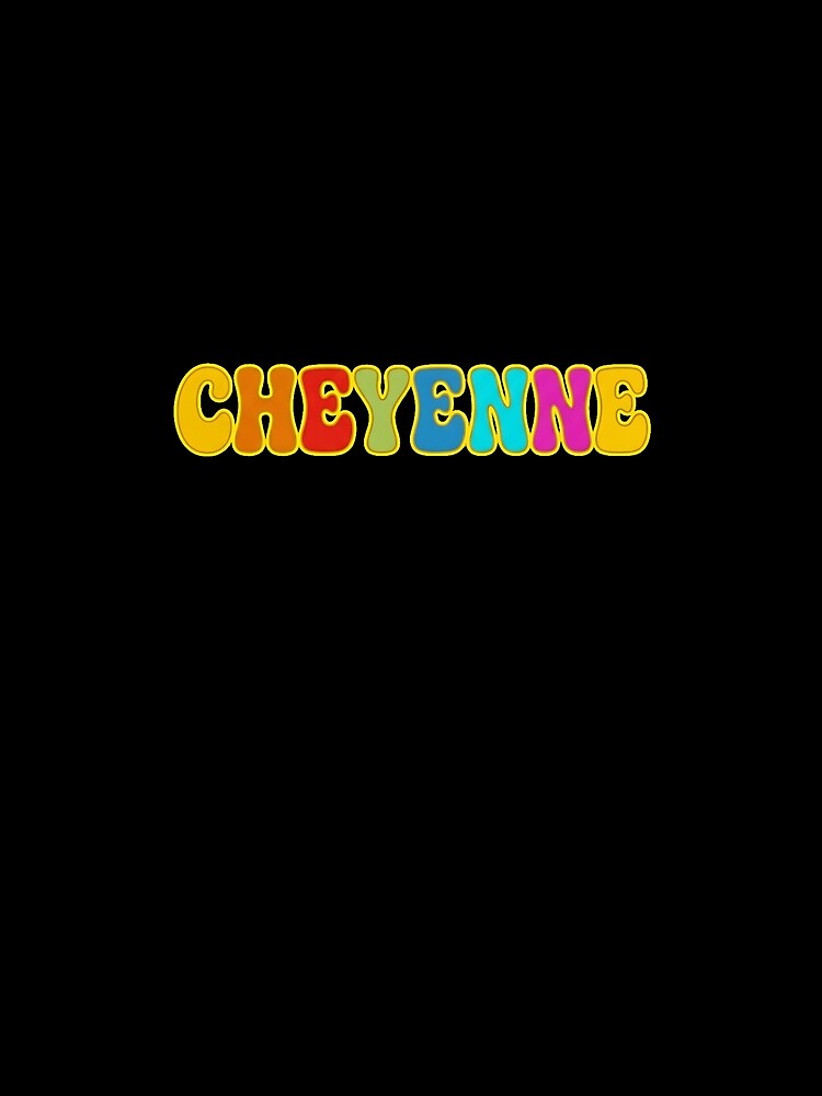 ❤️ Cheyenne Personalized Name Wavy Retro Shirt, Coffee Mug, Sticker Gift by HelixPedia