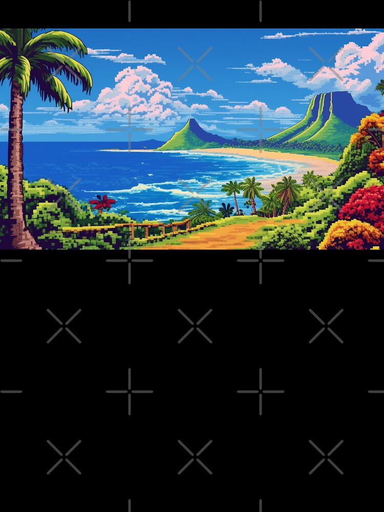 Island Pixel Art Beautiful Landscape vol.3 by ilomuilo