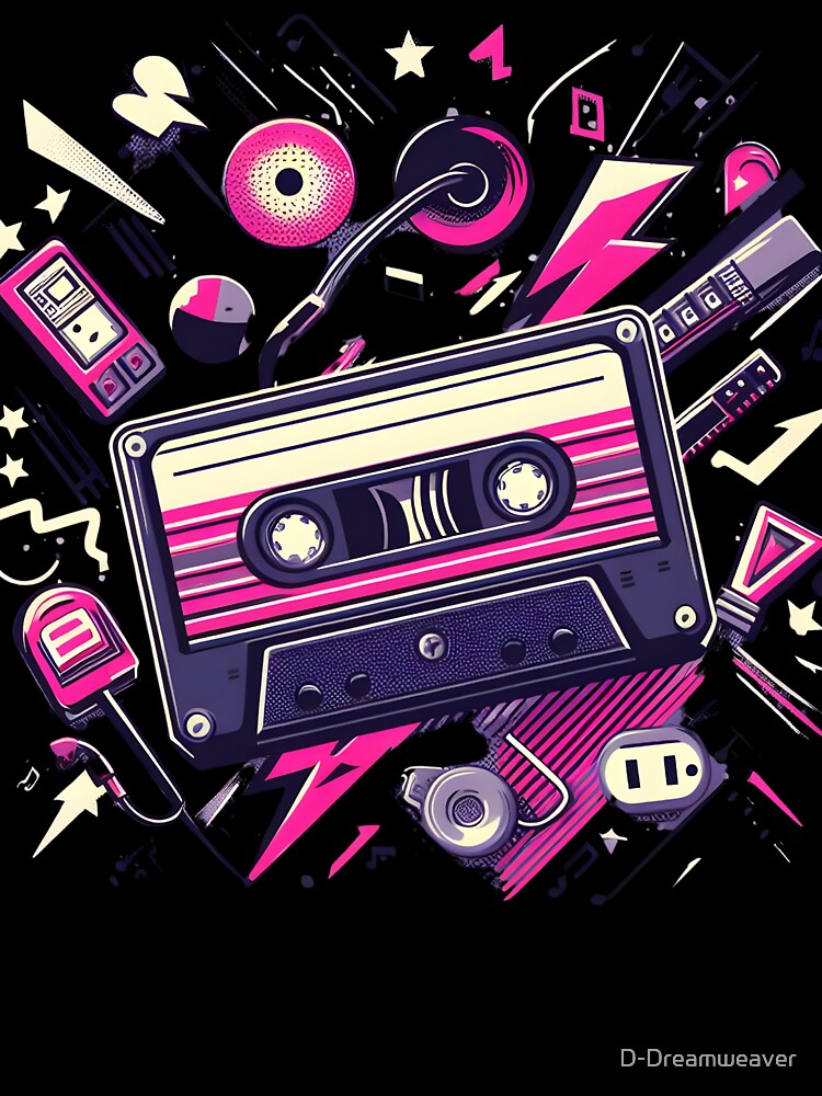 90's Retro Cassette by D-Dreamweaver